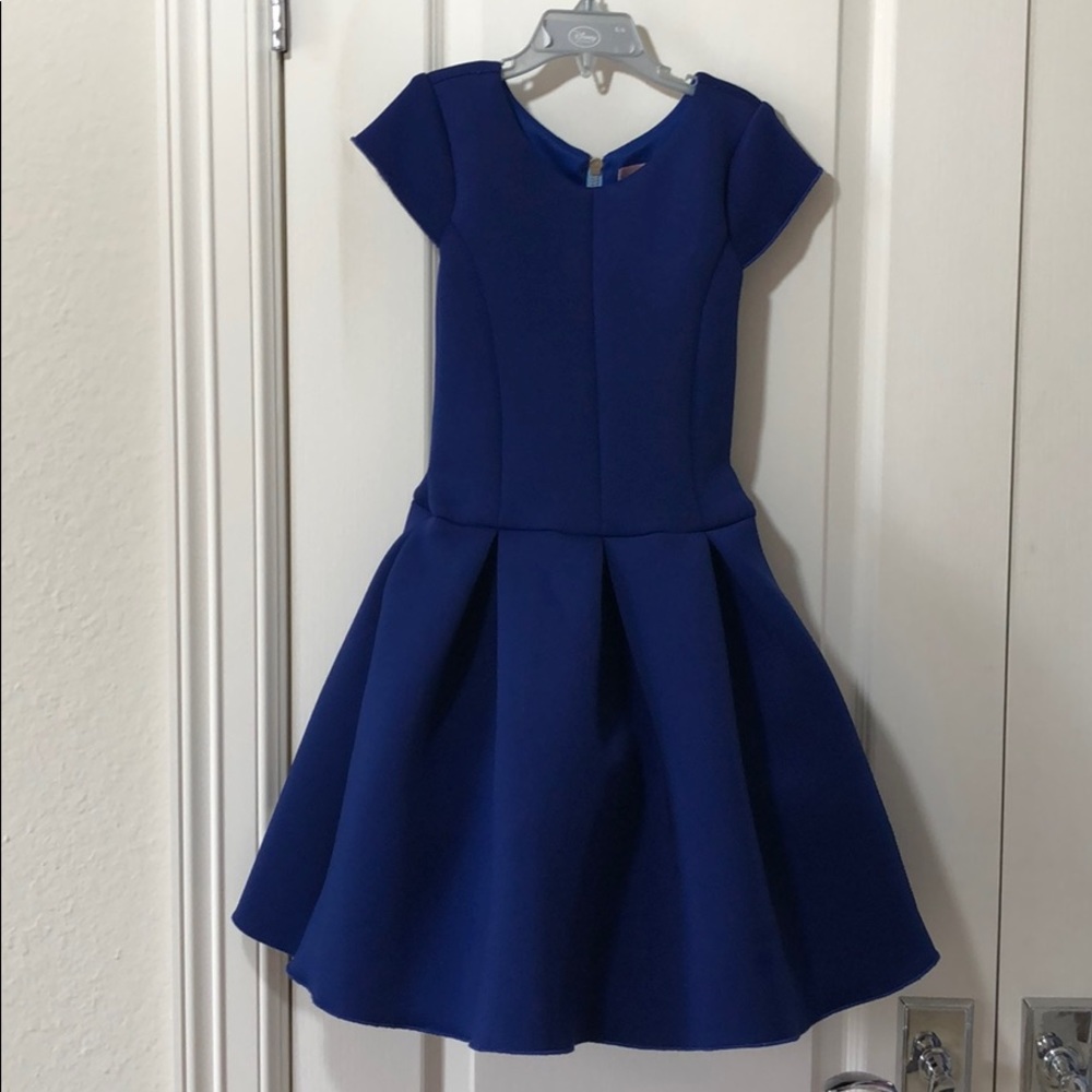 SOLD Zoe LTD blue neoprene dress 8/10